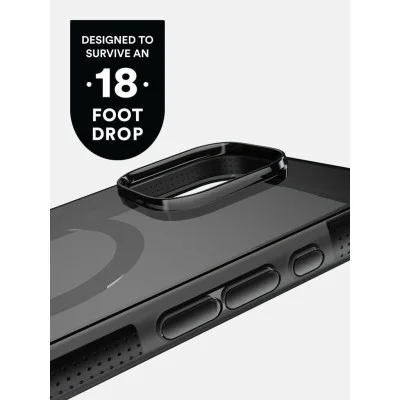 Cover Iphone 16 Pro Max Accent Clear Case Bodyguardz - Black